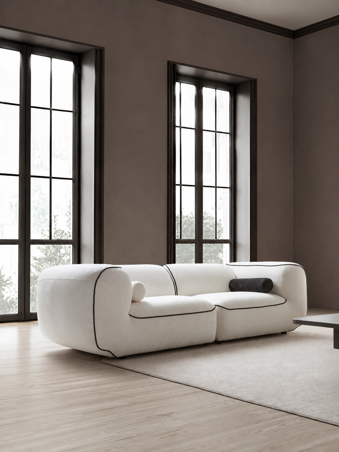 The Noiré Sofa — Luxury Modern 4-Seater Sofa