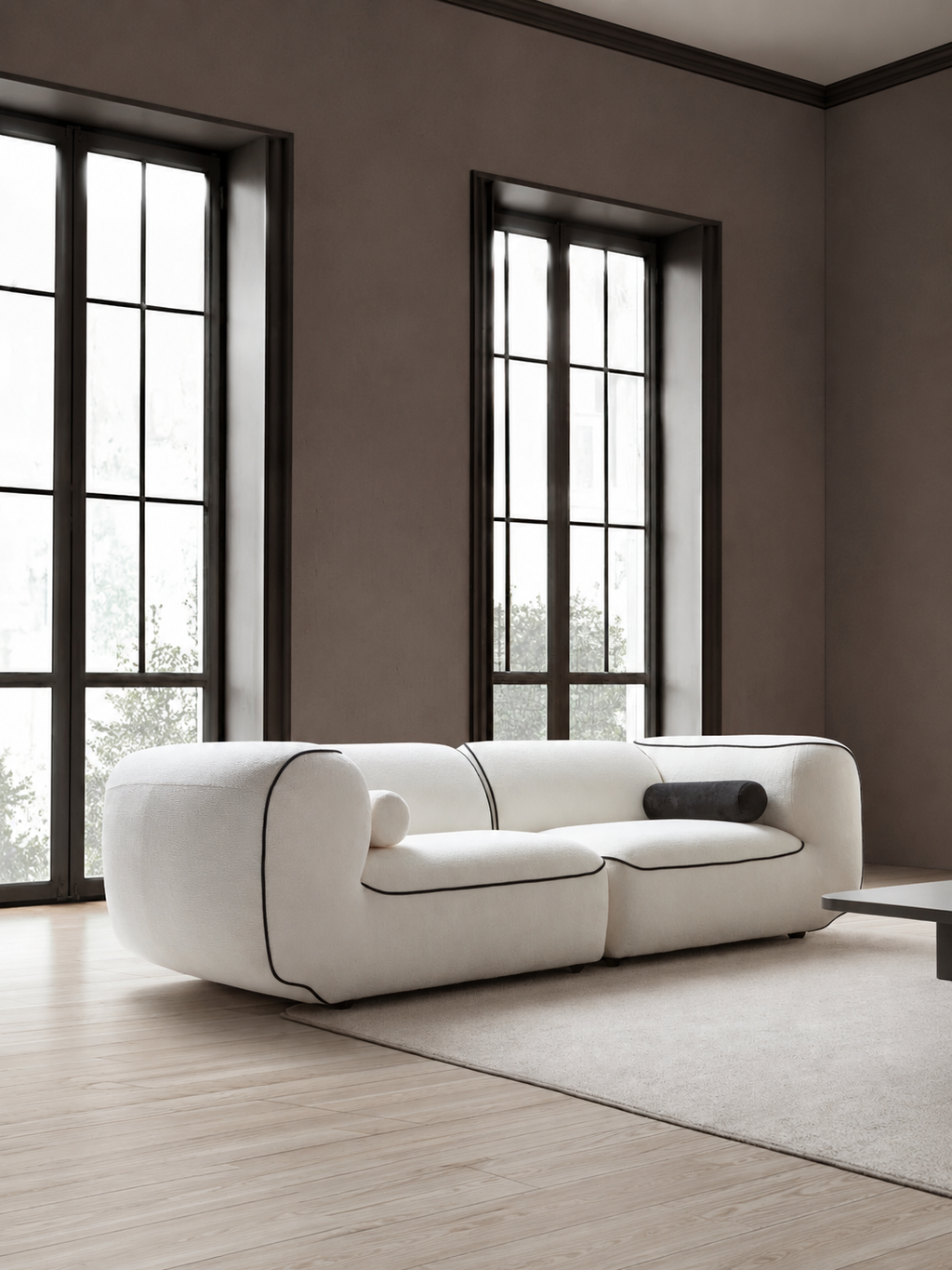 The Noiré Sofa — Luxury Modern 4-Seater Sofa