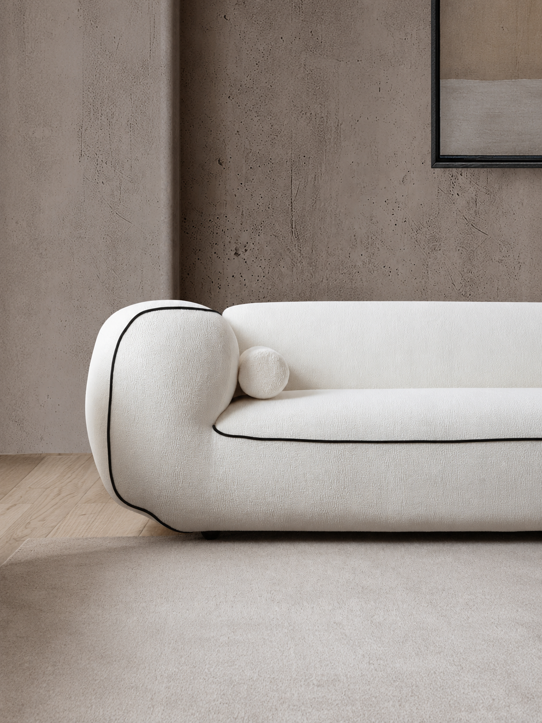 The Noiré Sofa — Luxury Modern 4-Seater Sofa