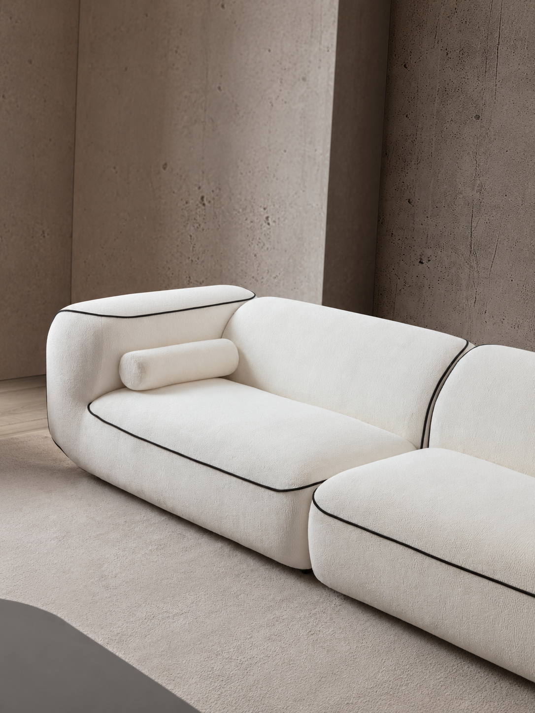 The Noiré Sofa — Luxury Modern 4-Seater Sofa