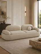 The Orbis Sofa — Luxury Modern Bouclé 3-Seater Sofa