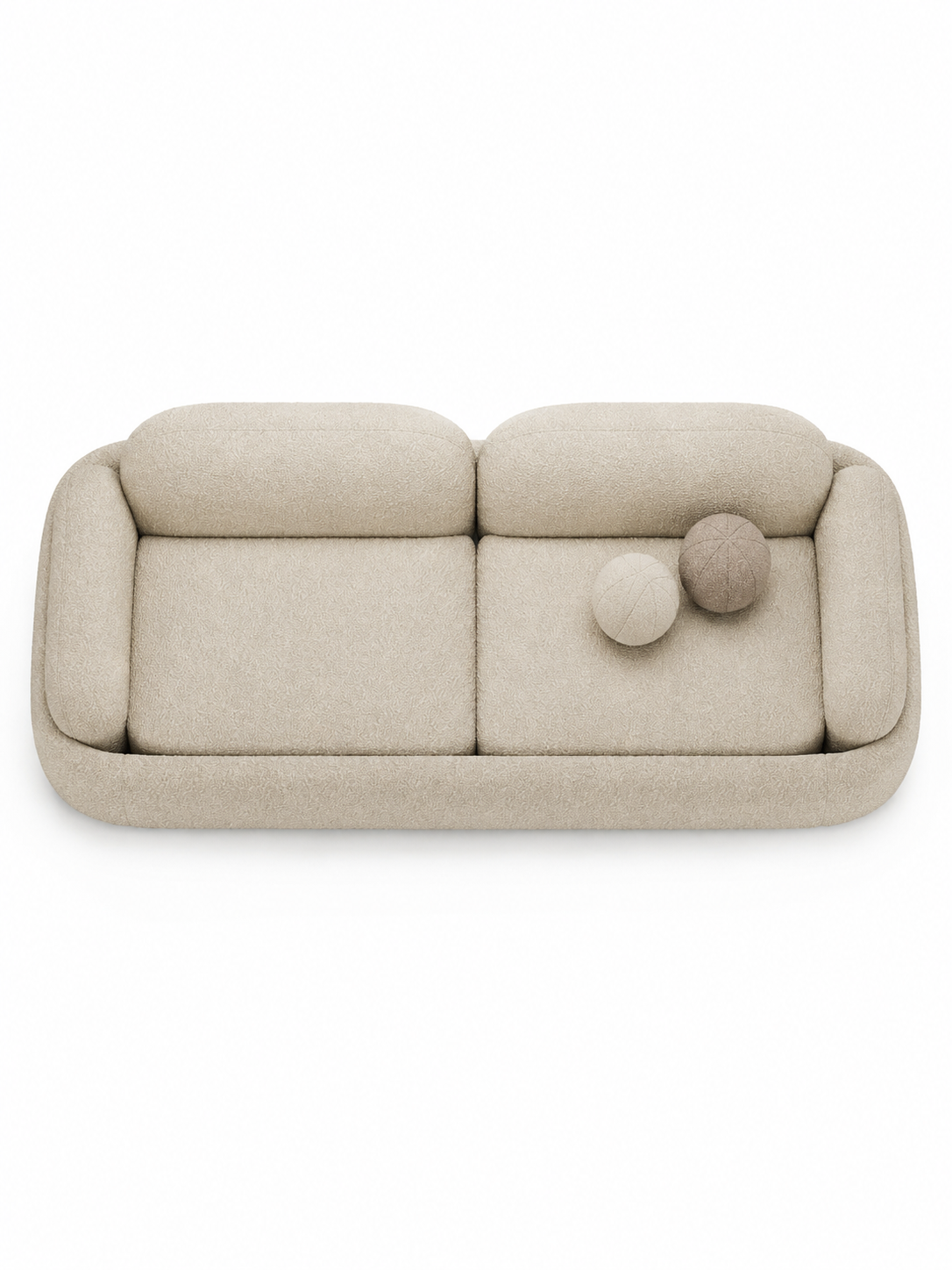 The Orbis Sofa — Luxury Modern Bouclé 3-Seater Sofa