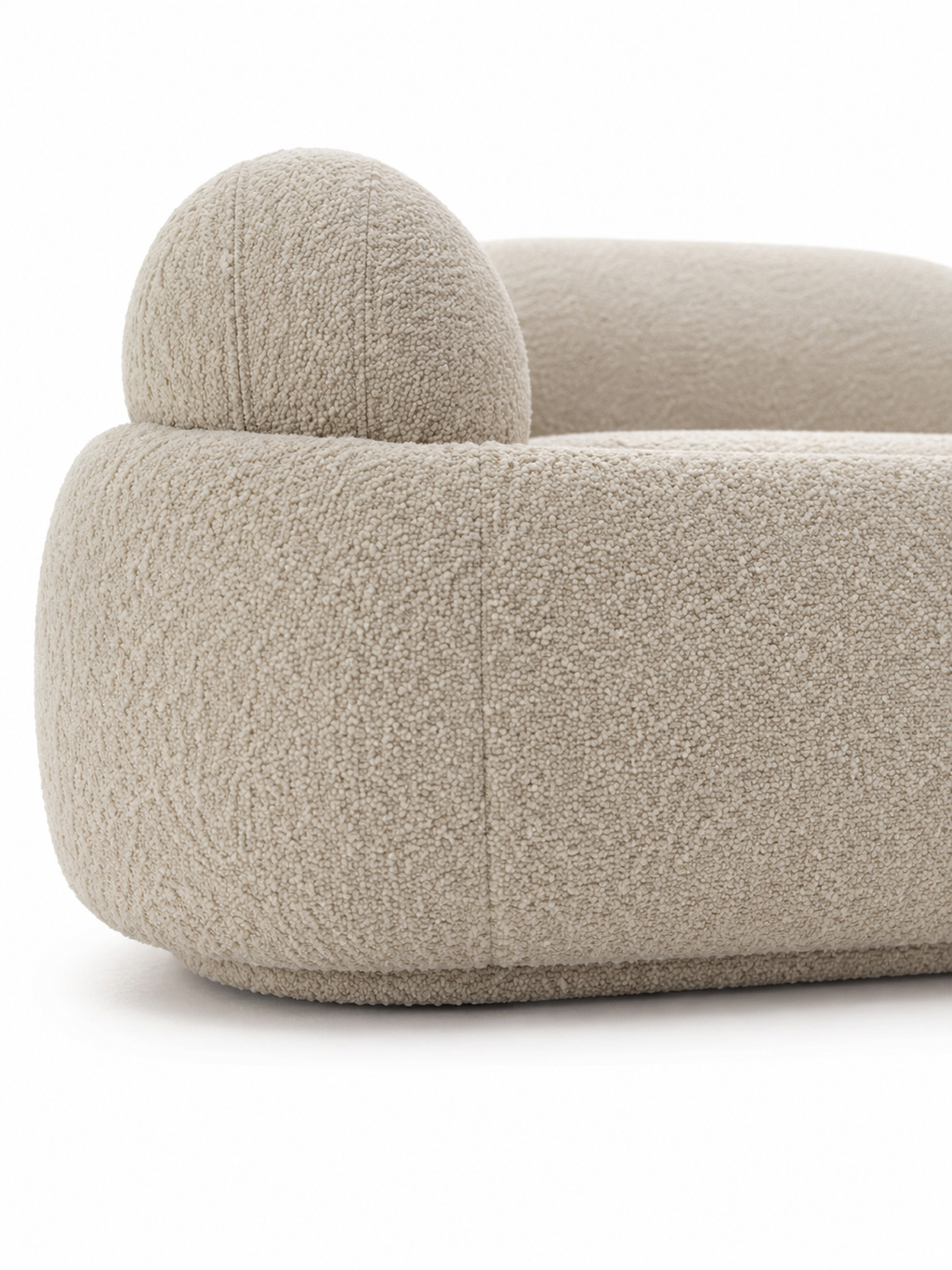 The Orbis Sofa — Luxury Modern Bouclé 3-Seater Sofa