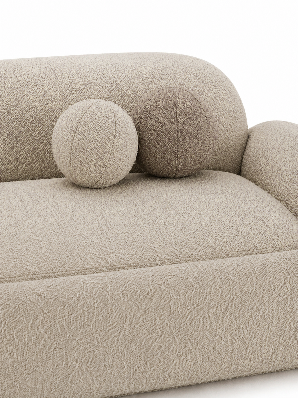 The Orbis Sofa — Luxury Modern Bouclé 3-Seater Sofa