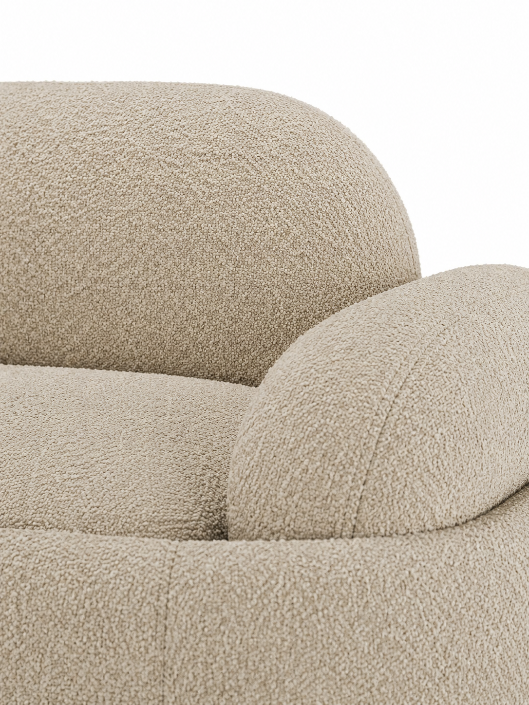 The Orbis Sofa — Luxury Modern Bouclé 3-Seater Sofa