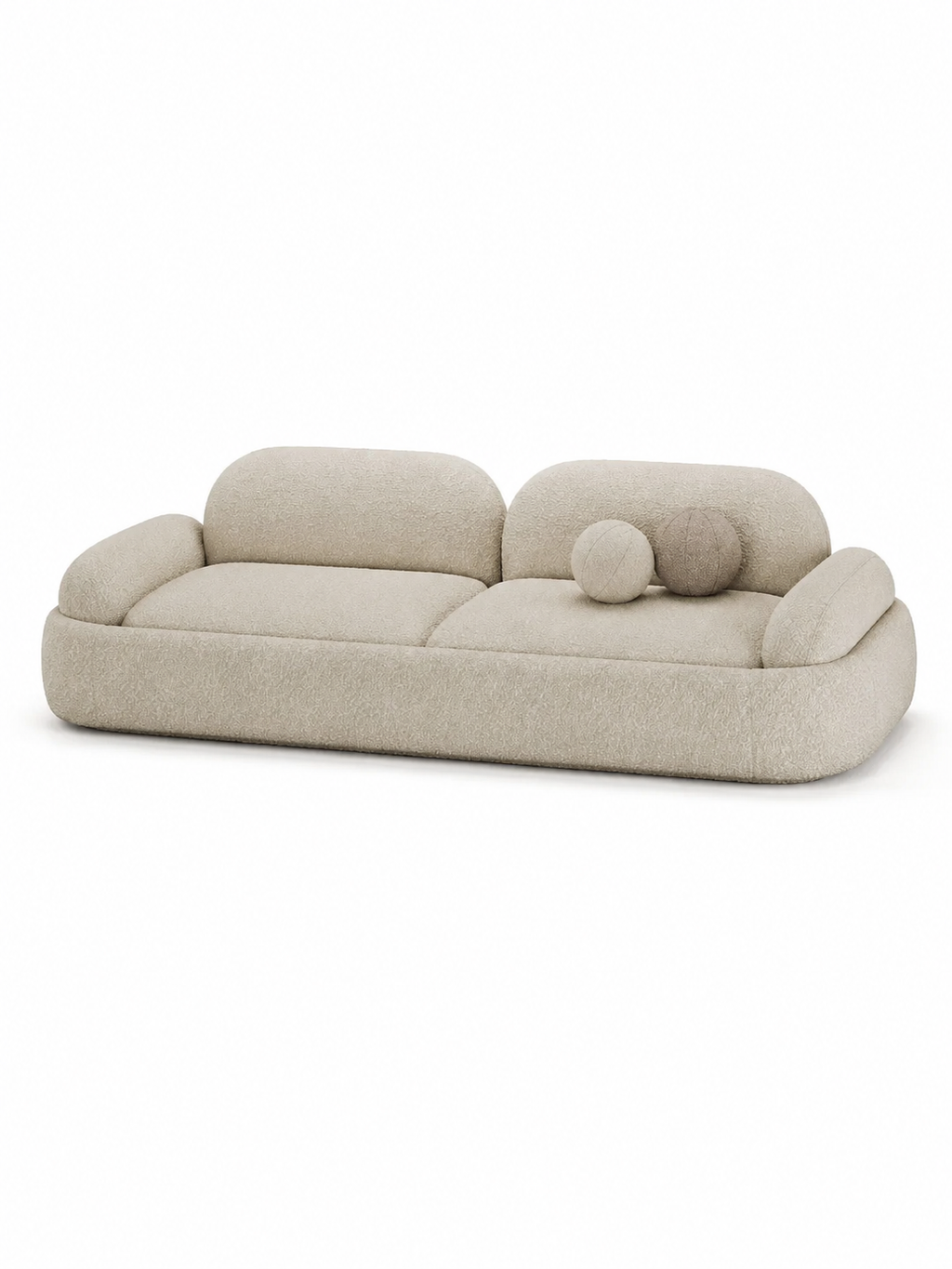 The Orbis Sofa — Luxury Modern Bouclé 3-Seater Sofa
