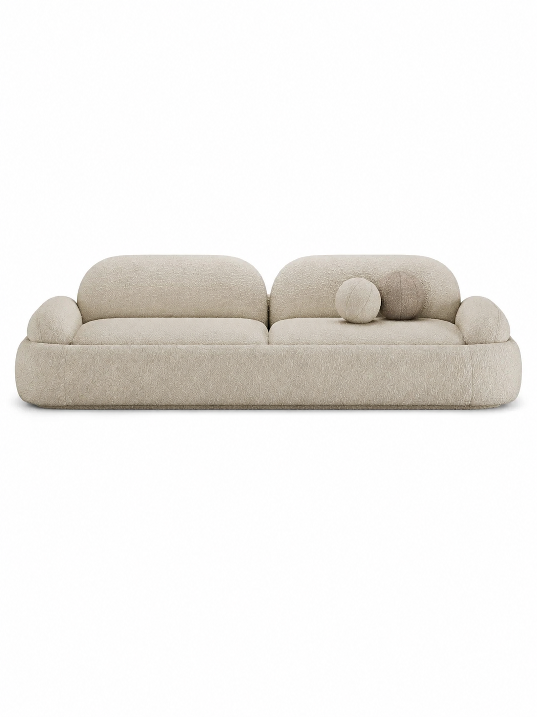 The Orbis Sofa — Luxury Modern Bouclé 3-Seater Sofa