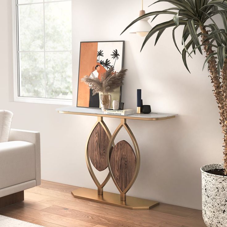 Khloe Modern Luxury Modern Console Table