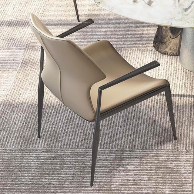 Versace Grey Modern Dining Chairs