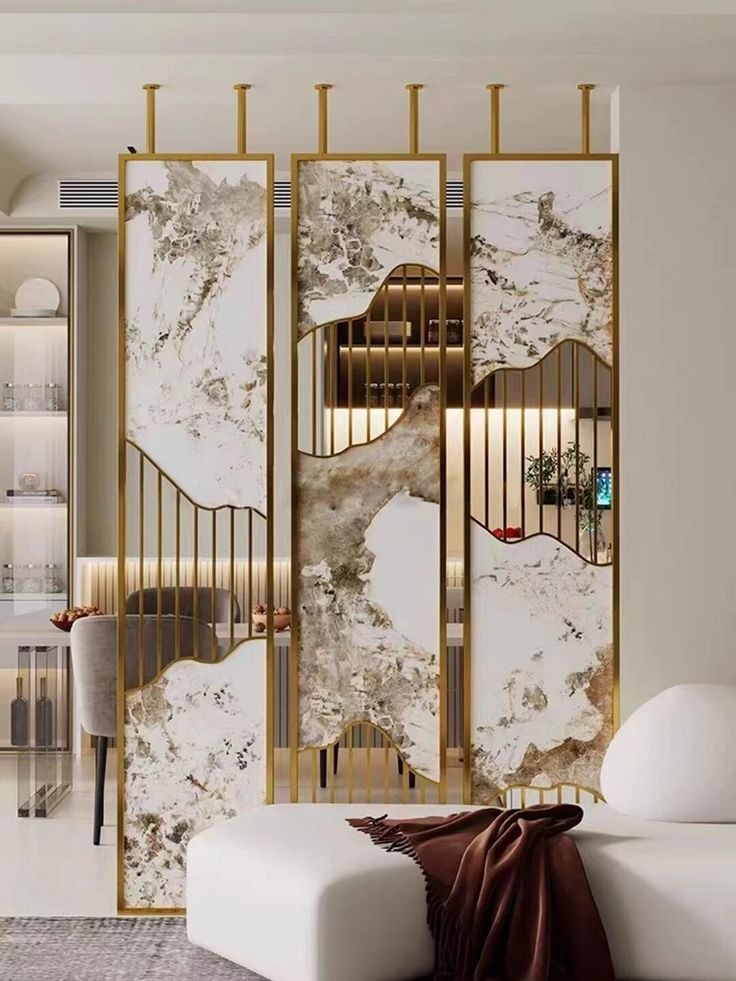 Moka Luxury Marble SS Partition
