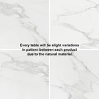 Metaphor White Luxury Modern Dining Set