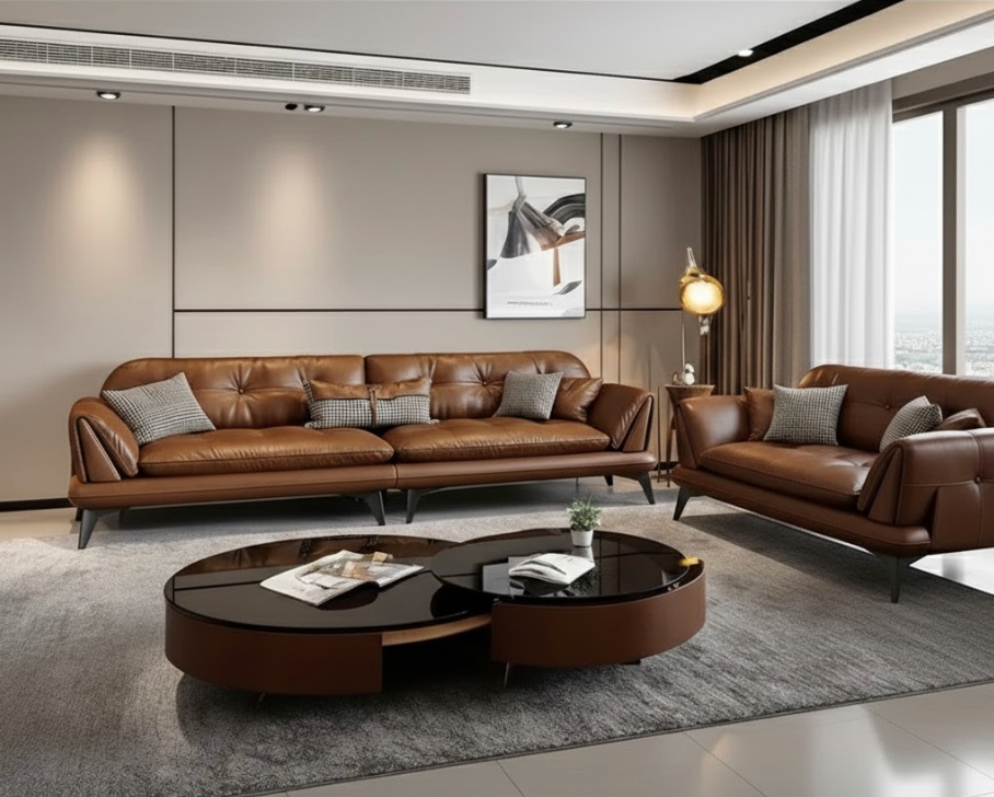 Ellis Modern Classic Sofa Set