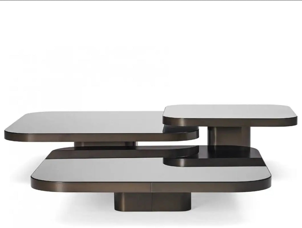 Rusta Modern Contemporary Nesting Coffee Table Set Of 3