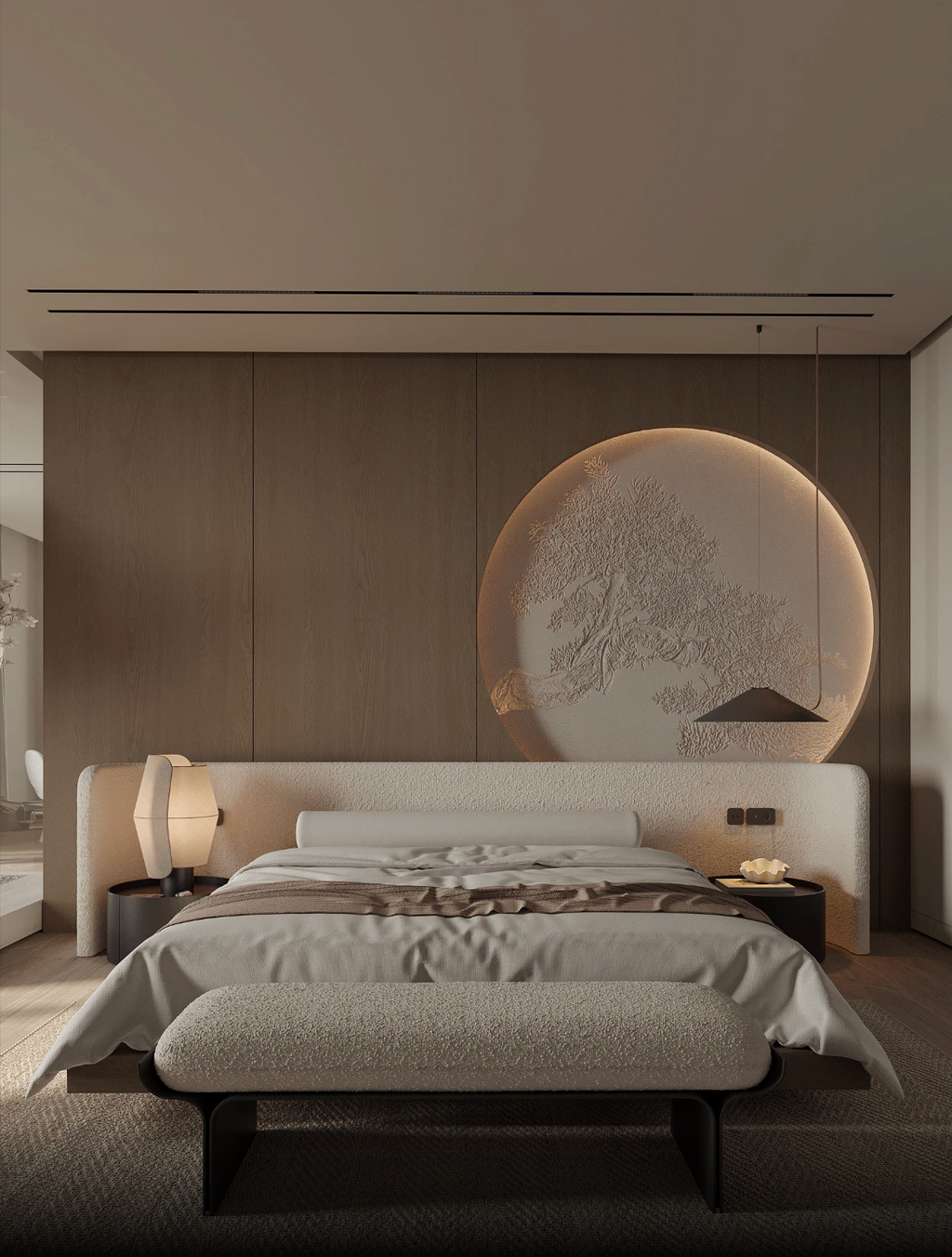 Victoria Modern Boucle Bed With Storage