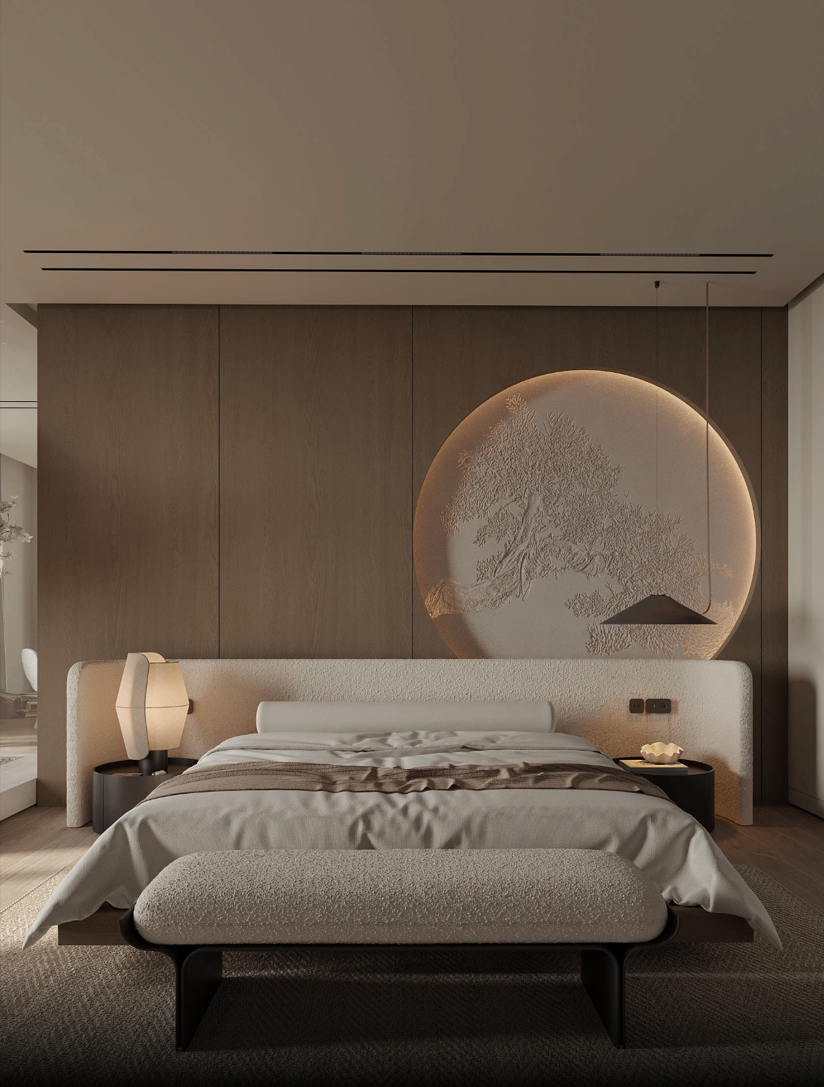 Victoria Modern Boucle Bed With Storage
