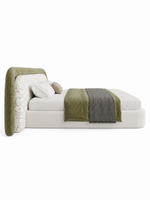 The Sylvara Bed — Luxury Sculpted Upholstered Bed