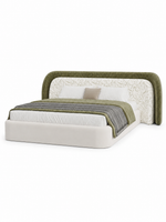 The Sylvara Bed — Luxury Sculpted Upholstered Bed