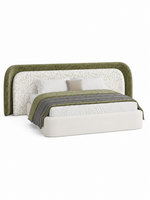 The Sylvara Bed — Luxury Sculpted Upholstered Bed
