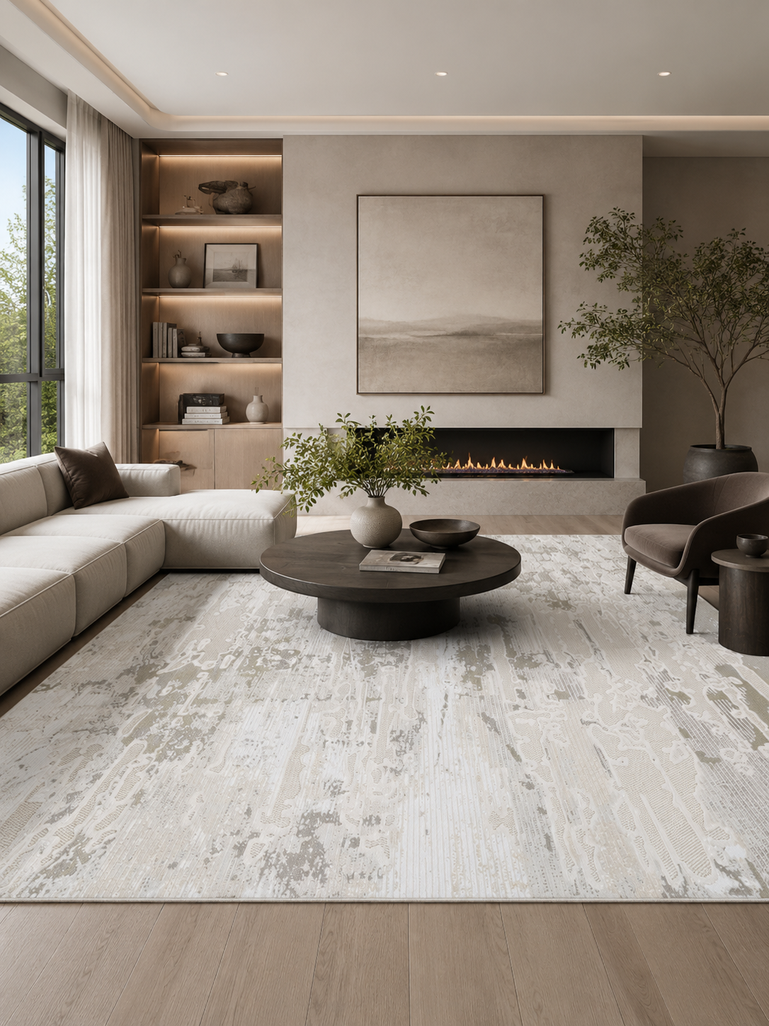 The Asterra Rug — Luxury Modern Abstract Area Rug