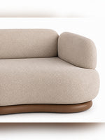 The Aurevo Modular Sofa — Luxury 8-Seater Curved Bouclé Sofa with Flexible Modular Design