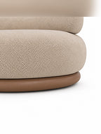 The Aurevo Modular Sofa — Luxury 8-Seater Curved Bouclé Sofa with Flexible Modular Design