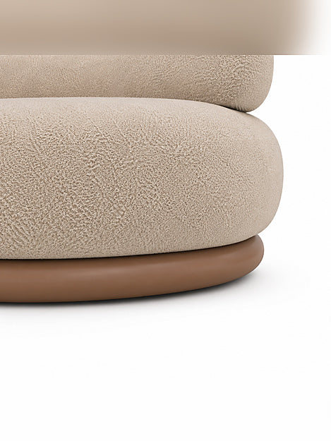 The Aurevo Modular Sofa — Luxury 8-Seater Curved Bouclé Sofa with Flexible Modular Design