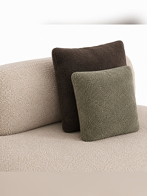 The Aurevo Modular Sofa — Luxury 8-Seater Curved Bouclé Sofa with Flexible Modular Design