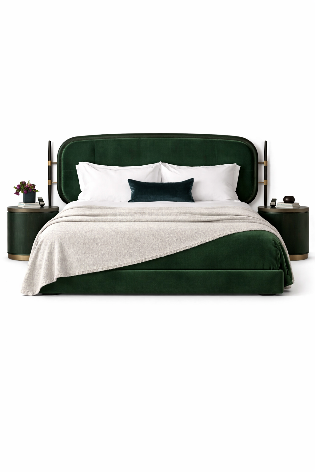 Milio Contemporary Traditional Fushion Bed
