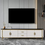 Moha Modern Faux Marble Top TV Console