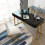 kema Modern Luxury Study Table With drawers