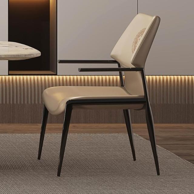 Versace Grey Modern Dining Chairs