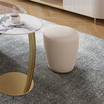 Nasir Modern Round Coffee Table Set