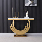 Mozo Designer Luxury Console with  Marble Top