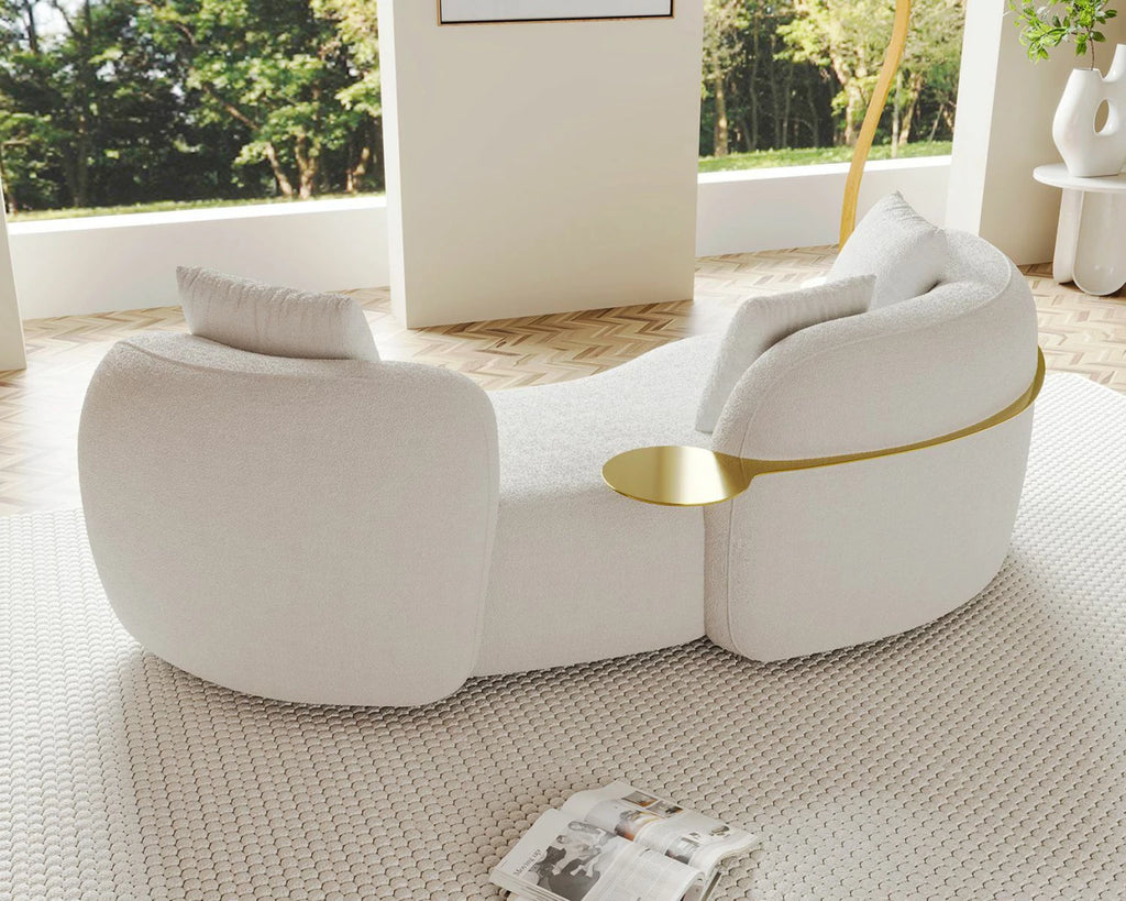 Metalia Modern Luxury 3 Seater Sofa