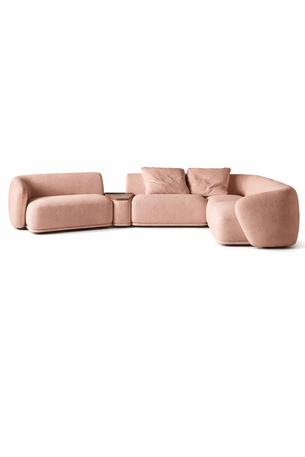 Rene Modern Boucle Sofa Set With Centre Table