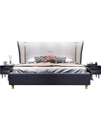 Miraculous Modern Upholstered Luxury Bed in Leatherette
