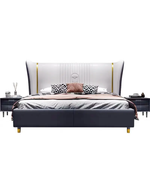 Miraculous Modern Upholstered Luxury Bed in Leatherette