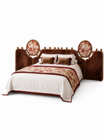 The Arabelle Bed — Luxury Heritage Floral Upholstered Bed