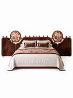 The Arabelle Bed — Luxury Heritage Floral Upholstered Bed