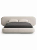 The Davielle Bed — Luxury Rounded Upholstered Bed