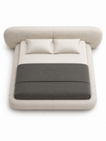 The Davielle Bed — Luxury Rounded Upholstered Bed