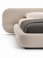 The Davielle Bed — Luxury Rounded Upholstered Bed