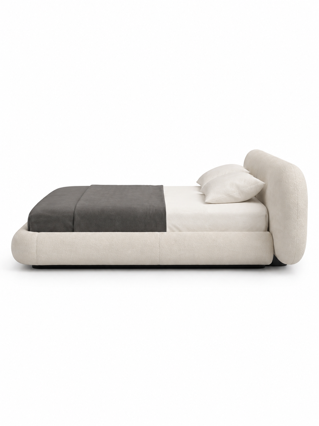 The Davielle Bed — Luxury Rounded Upholstered Bed