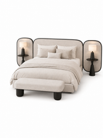 The Jovelle Bed — Luxury Contemporary Upholstered Bed
