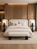The Jovelle Bed — Luxury Contemporary Upholstered Bed