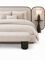 The Jovelle Bed — Luxury Contemporary Upholstered Bed