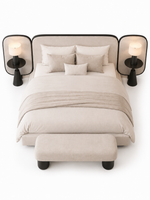 The Jovelle Bed — Luxury Contemporary Upholstered Bed