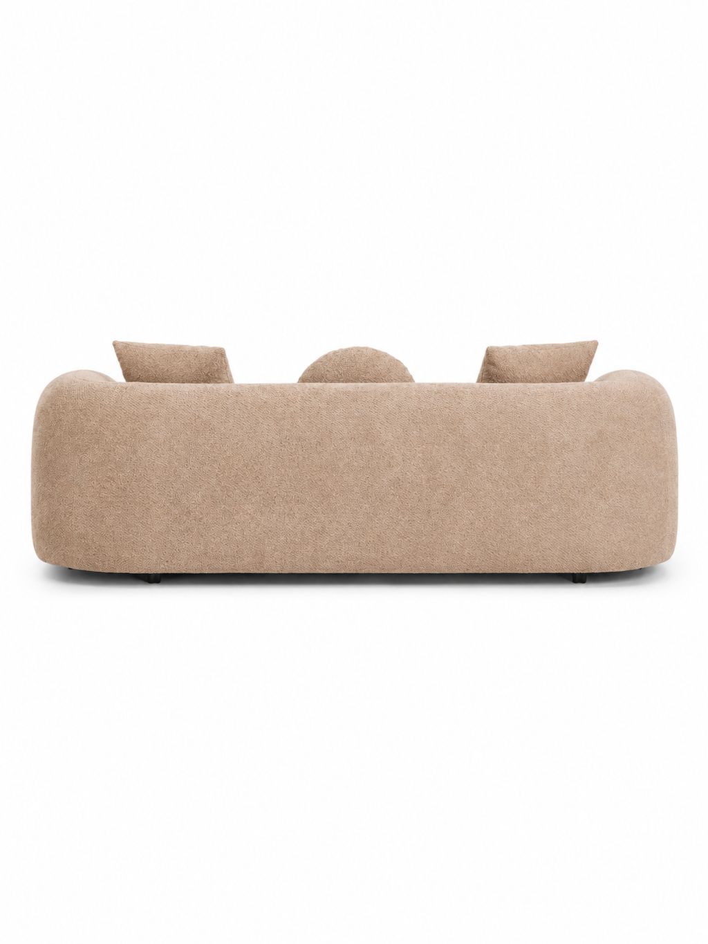 The Élanza Sofa — Luxury Curved Bouclé 3 Seater Sofa