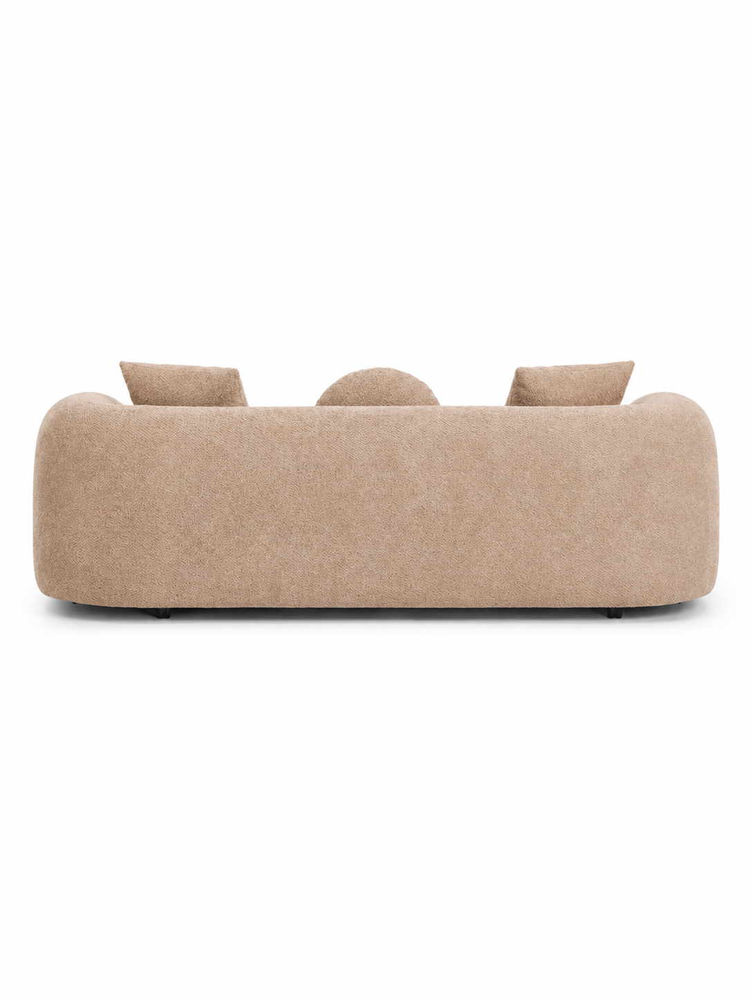 The Élanza Sofa — Luxury Curved Bouclé 3 Seater Sofa