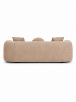 The Élanza Sofa — Luxury Curved Bouclé 3 Seater Sofa